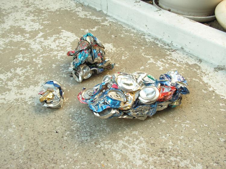 Previously Baled Cans